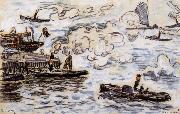 Paul Signac Rotterdam-s tug Spain oil painting artist